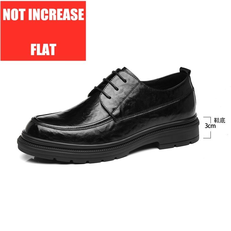 

YEINSHAARS 3/6/8 см Обувь на платформе для мужчин, туфли для платья, увеличивающие рост, из коровьей кожи, мужская формальная обувь, оксфорды, деловая обувь для мужчин, туфли для костюма, выше 38