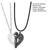 1 Pair Hug Couples Necklace Set Women Men Affectionate Hugging Pendant Love Snuggle Couple Matching Necklace Jewelry Anniversary Gift