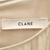 CLANE Floral pattern switching Short sleeve Pleated Long dress 1 beige Women Used