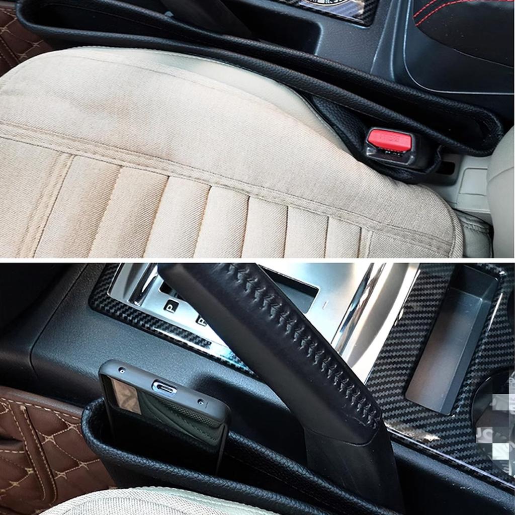TiaysTiays Car Gap Filler Cushion Storage Seat Gap Prevents Small Items from Phone Storage Center Console Gap Car Seat Storage Car Convenient Seat