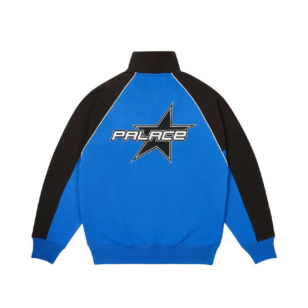 Palace Palstar 1/4 Zip Blue Berry Unisex Tops P27CS139