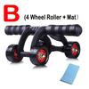 Abdominal Machines Ab Roller Abdominal Muscle Workout Wheels Home Gym Equipment