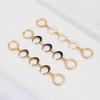 Extension Chain DIY Shoulder Bag Strap Replacement Extended Shape Chain Hollow Moon Purse Polished Lightweight Wallet Strap