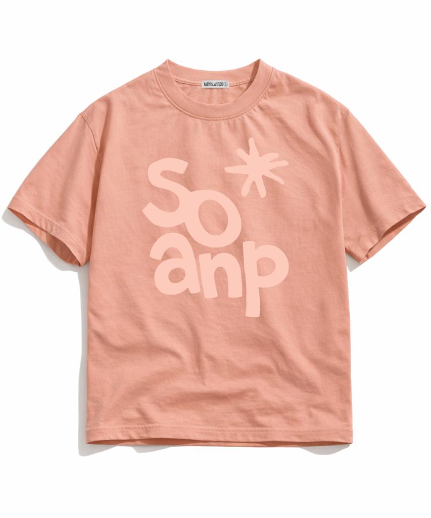 NP STUDIO Drawing Anp Oversized Short Sleeve T-Shirt [ 4 Colors ]