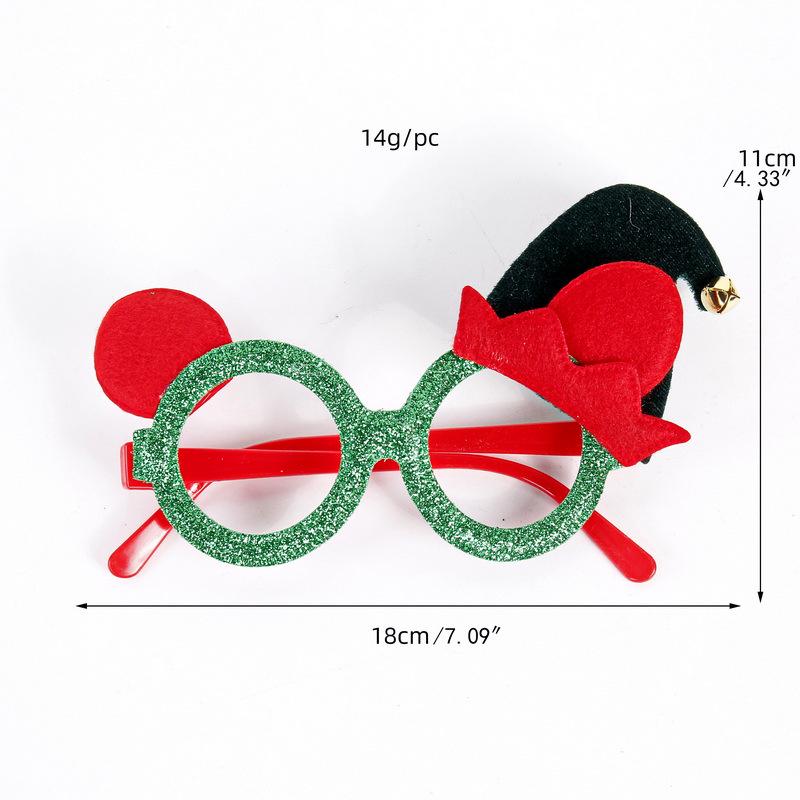 Creative Christmas Glasses - Santa, Snowman, Antlers for Adults & Kids