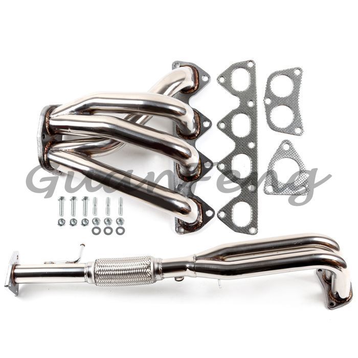 For Honda Prelude 2.2L 4CYL H22A1 Exhaust Header Manifold Gasket Kit for 1993-1996 Racing Performance Exhaust Header Kit