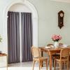 Light Blocking Door Curtain Thermal French Door Curtain Room Darkening Privacy Blackout Curtain Panel for Kitchen Patio Doors