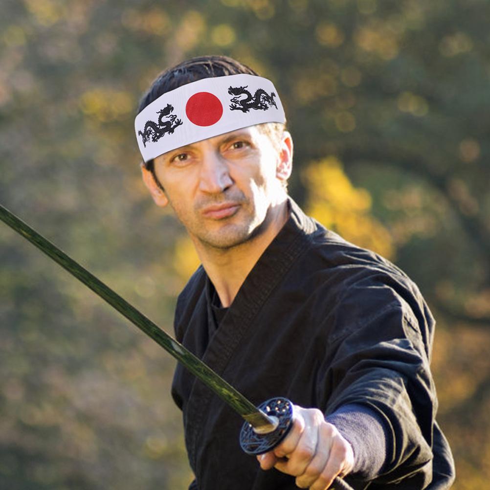 

2 шт. японский платок ниндзя, суши-шеф-повар, головной убор, повязка на голову каратэ, широкие повязки на голову для женщин, декоративные