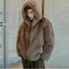 Nový Podzimní/zimní Pánský Prémiový Lehký Luxusní Kabát - Zesílený Teplý Overcoat z Umělé Liščí Srsti