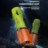 D2 Scuba Diving Flashlight Dive Torch Snorkeling Light 3 Modes IPX8 Waterproof Underwater Lantern LED Flashlight Work light