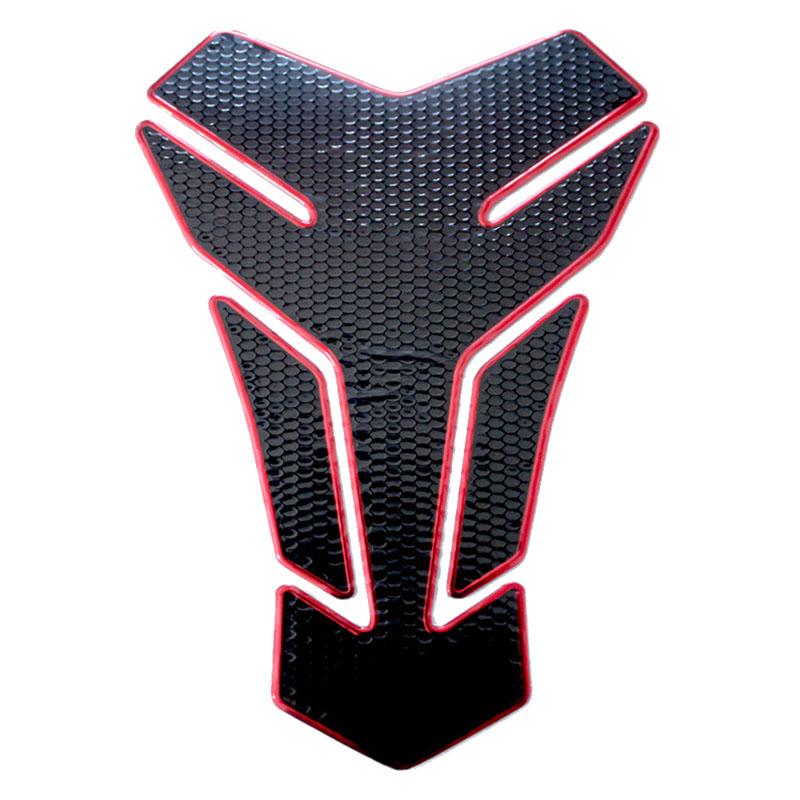 Motorcycle Accessories 3D Fishbone Sticker Fuel Tank Decorations Scratch Covering Decals Hot Sell Black Red Motorbike Stickers