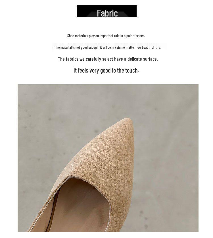 Z Korean Retro Women's Spring Kitten Heel Sandals 2025 - Pointed High Heels with Back Strap for a Socialite Temperament