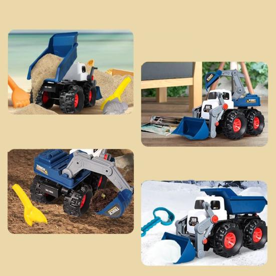 Bagger/Muldenkipper Modell Spielzeug Flexibler Arm Beweglich Simulationsbauszenario Vorwärts gleitendes Fahrzeugspielzeug Kinder Strand-LKW Sand Geburtstag