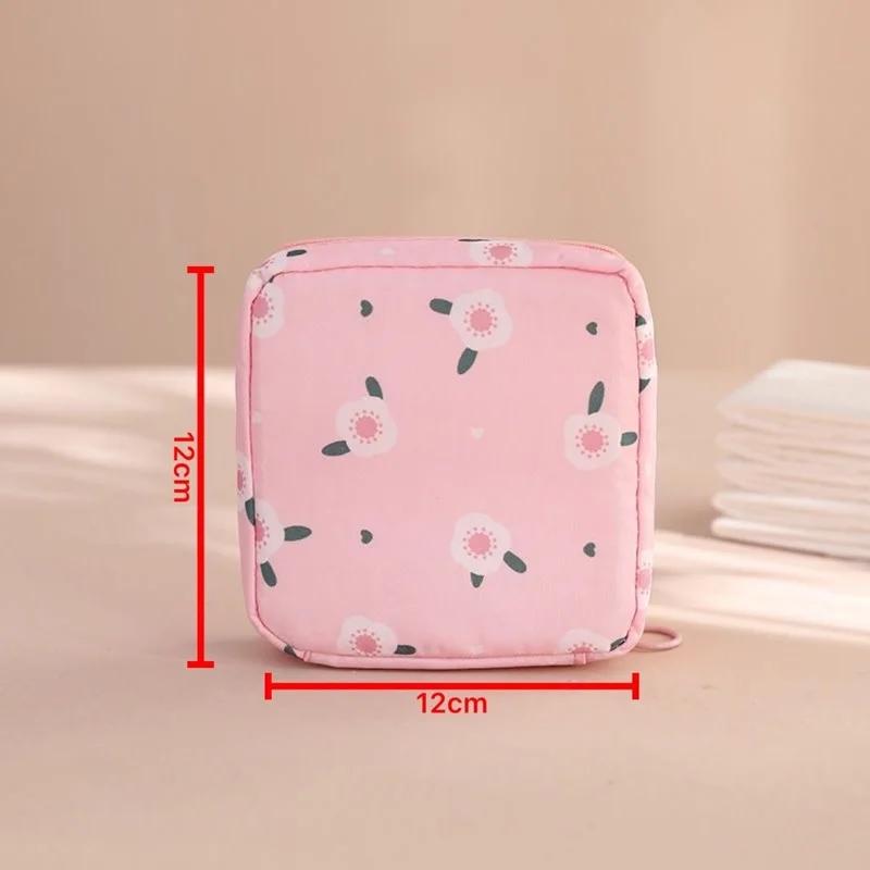 Women Girls Tampon Storage Bag Cosmetic Bag Organizer Bag Organizer Case Sanitary Pad Pouch Napkin Cosmetic Bags Tampon Holder