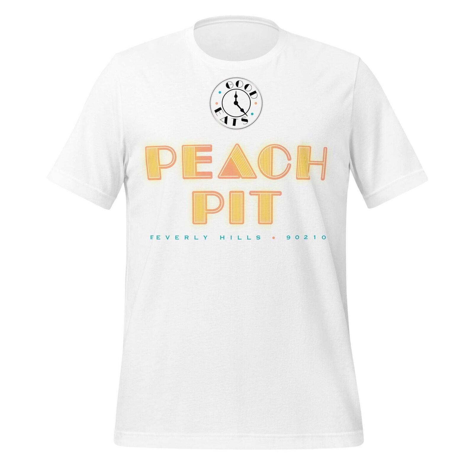 Peach Pit TV Show T-Shirt, Beverly Hills 90210 (Unisex Cotton) 4XL
