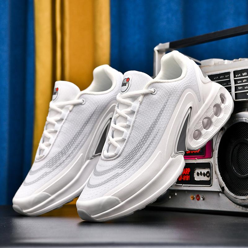 2025 Mode Lässige Herren-Sneaker Rutschfest Luftpolster-Sneaker Outdoor Leicht Atmungsaktive Mesh-Sneaker