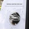 4Pcs Car Door Lock Cover Protective Covers Accessories For Toyota 86 Mirai Supra Prado Alphard Crown Vellfire Sequoia Venza Aval