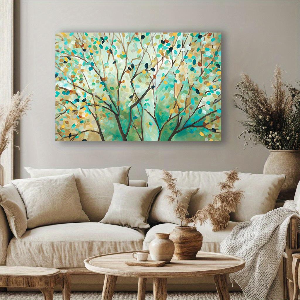 Green Plants Flowers Canvas Painting Wall Pictures for Living Room Home Decor