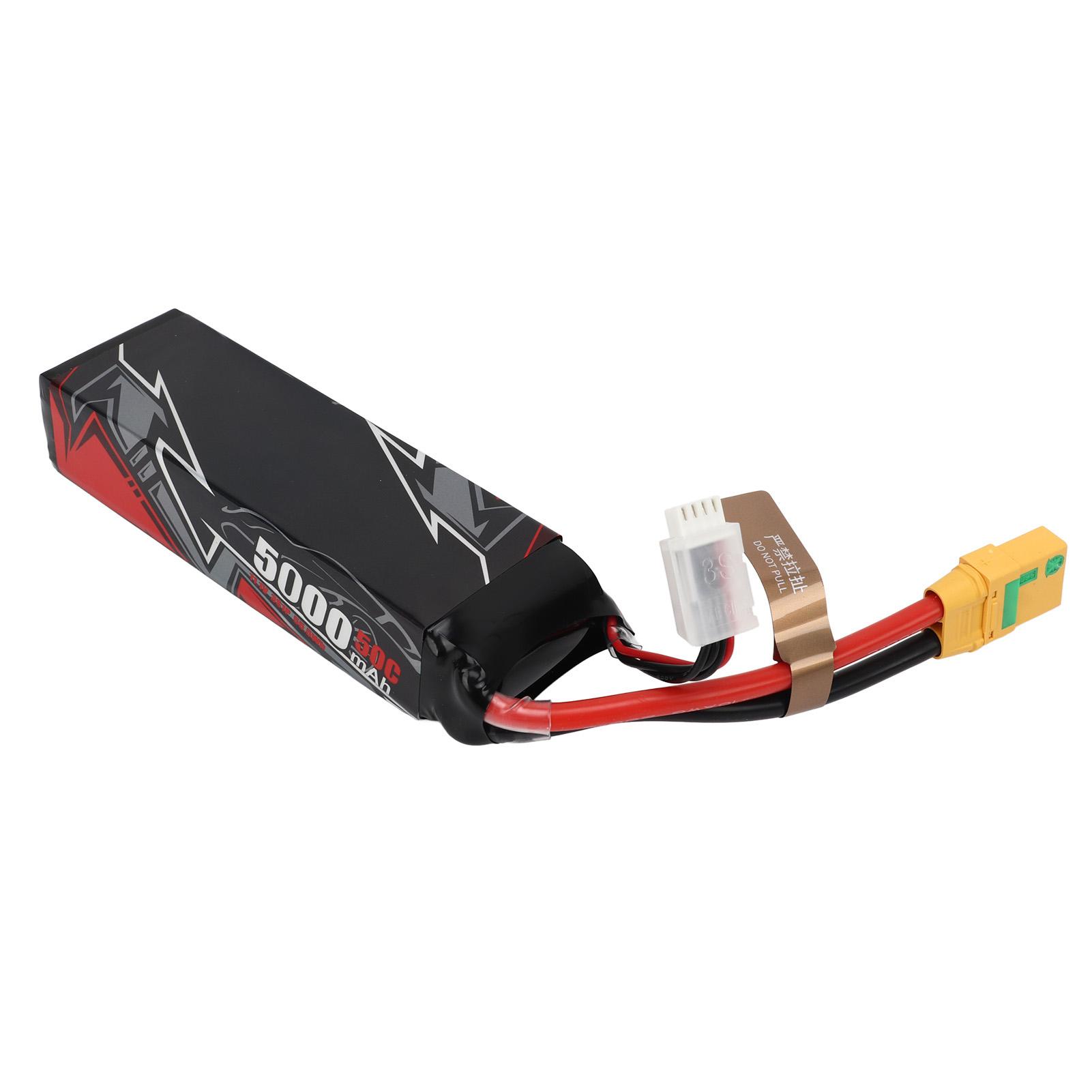 

11,1 В RC LiPo батарея Li Polymer 5000Mah 3S1P 50C із штекером XT90 Акумулятор для автомобіля RC для ZD Racing