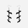 Halloween Schmuck Retro Übertrieben Schwarz Ohrringe Kleiderzubehör