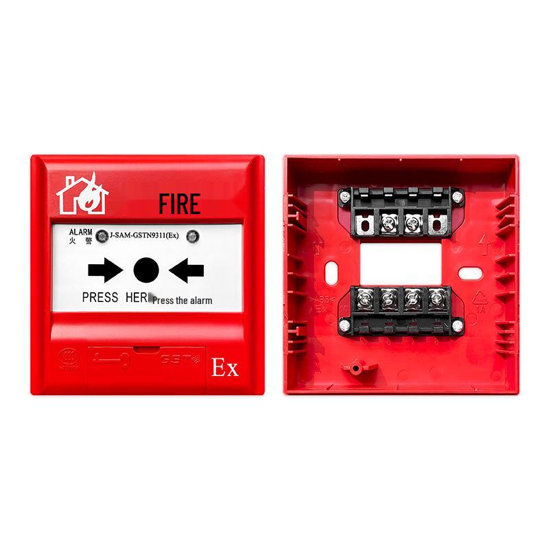 Explosion-Proof Manual Call Point J-SAM-GSTN9311(Ex) with N8401(Ex) Connection for Fire Alarms