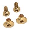 RISK Titanium Alloy Separate Oil Cylinder Lid Bolts Bicycle Hydraulic Brake Bolt for M610 M615 M675 M785 Gold