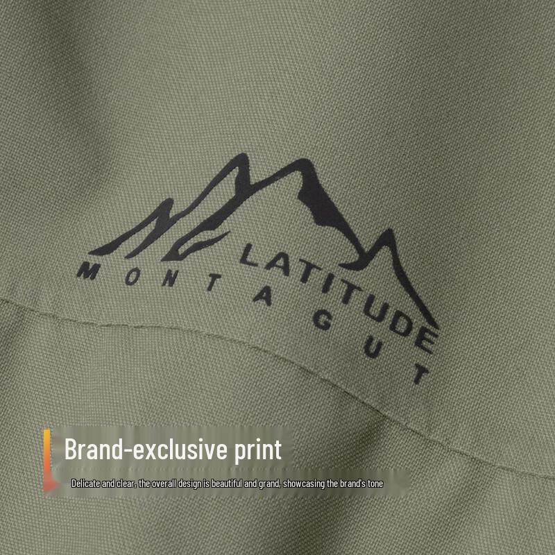 MONTAGUT Men's 5-in-1 Multi-Pocket Waterproof Windproof Mountaineering Jacket