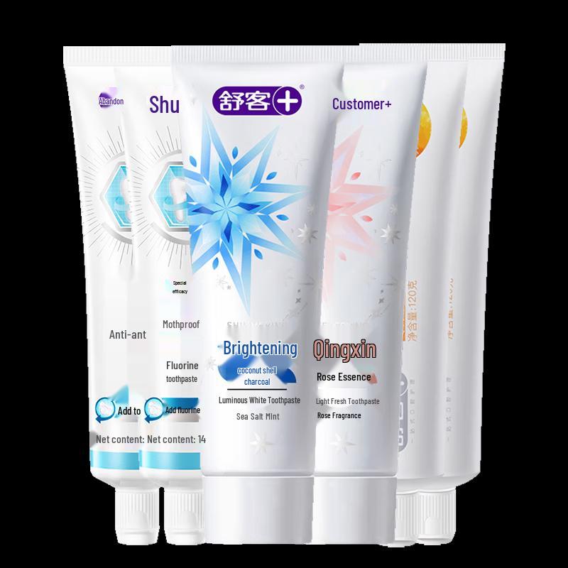 Shuke Amino Acid Whitening & Fresh Breath Toothpaste, 6-Pack