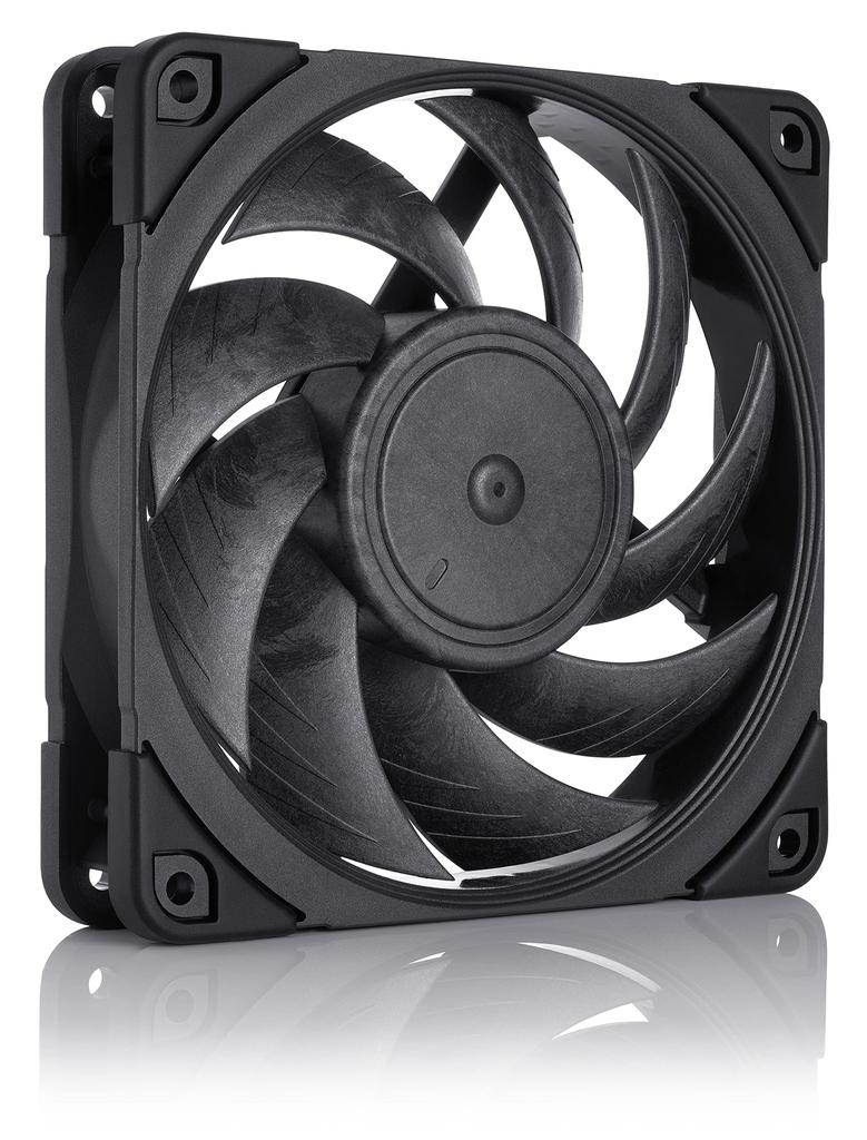 Noctua PWM Premium Quiet Connection NF-A12x25 Chromax.black.swap, Fan, 4-Pin (120mm, Black)