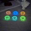 Cute Luminous Frog Resin Ring Colorful Novel Funny Animal Cartoon Finger Ring Glow In The Dark Aesthetic Rings for Girls