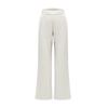 Women's High-Waisted Casual Wide-Leg Knit Pants