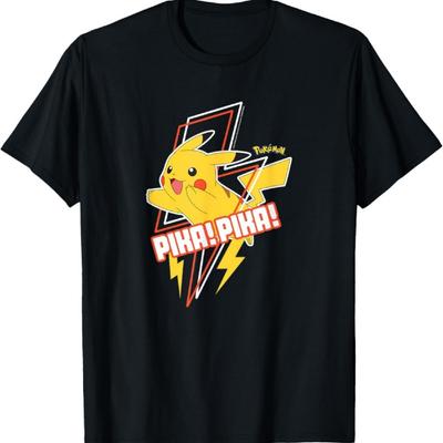 Pokémon - Pikachu Lightning Bolt Pika Pika T-Shirt