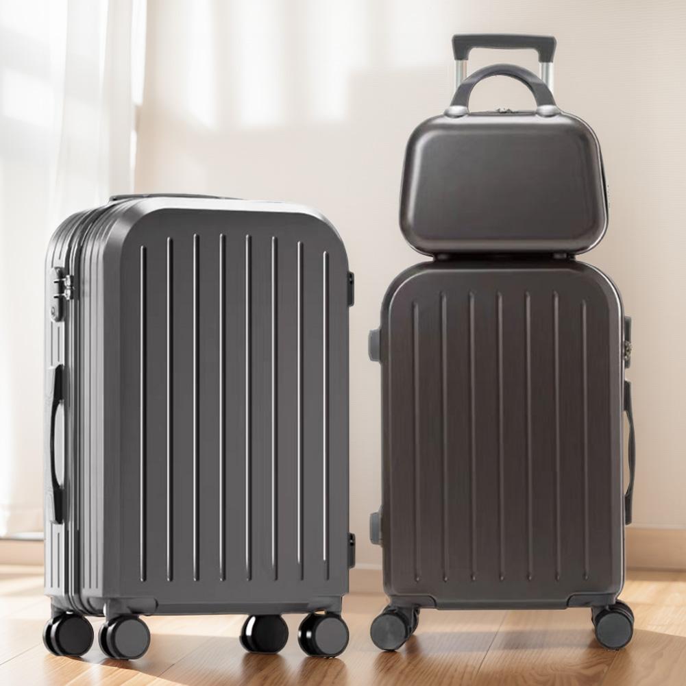 

12 Inch 20 Inch 24 Inch Large Capacity Luggage Set With Spinner Wheels Travel Suitcase On Wheels Zipper Trolley Luggage Bag Case