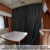 71 X 63 Van Privacy Curtain In Cab Or Rear Light Blocking Cab Divider Curta Campervan Kit For Van RV Truck For Travel Nap Camping