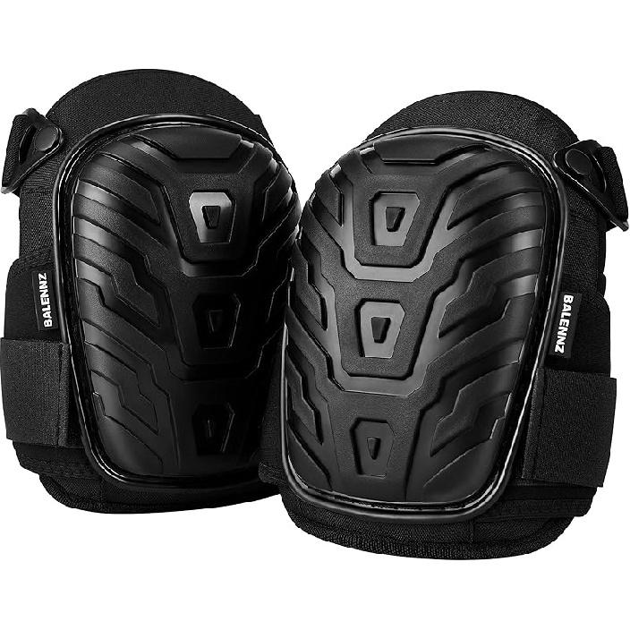 BALENNZ Professional Knee Pads for Work - Heavy Duty Foam Padding Gel Construction Knee Pads with Strong Double Straps – Comfortable Knee Knee High