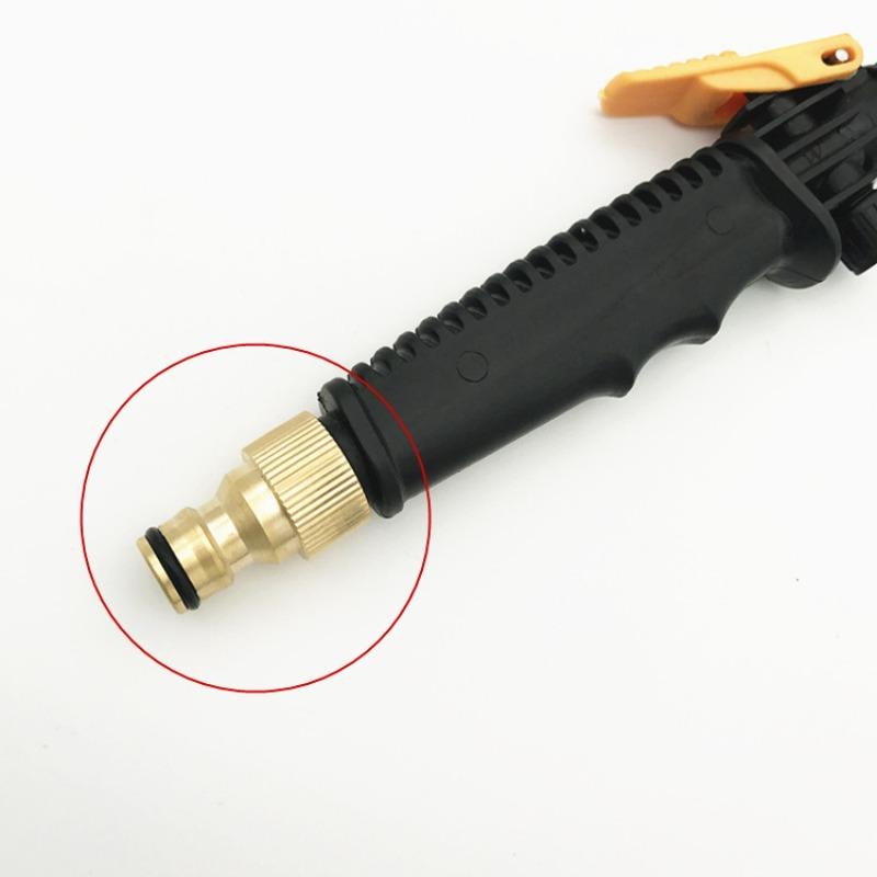 1Pc M18 or M22 Electric Car Wash Pump Connector, Household Wash Brush, Copper Nipple Handle, Switch Connector