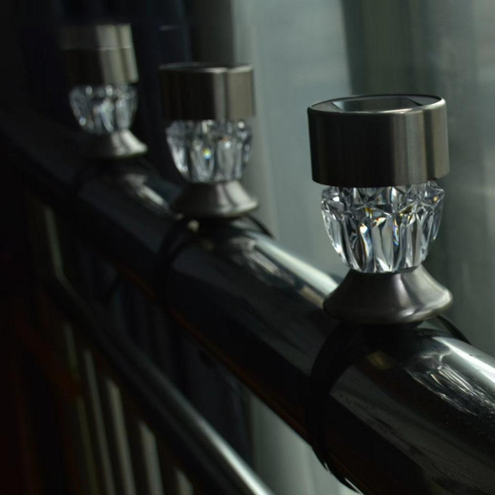 Solar Garden Light Railing Light for Balcony Guardrail Decorative Light Solar Outdoor Night Light Lawn Light
