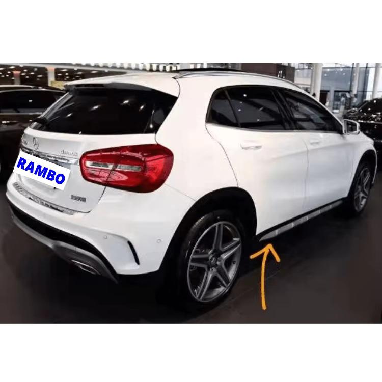Chroom Side Skirt Trim voor 2015-2017 Mercedes GLA X156