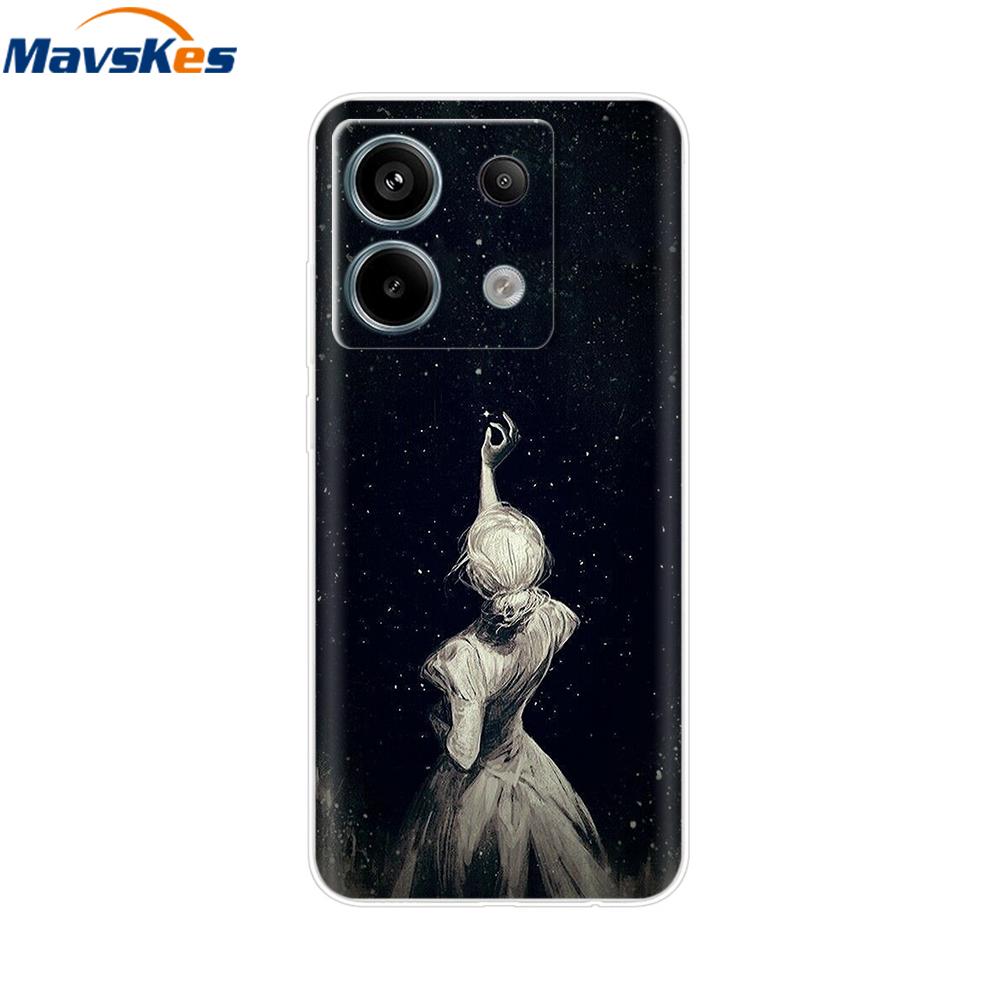 For Redmi Note 13 Pro 4G 5G Fundas Cover TPU Silicon Protective Case For Xiaomi Redmi Note13 13Pro Phone Clear Back Cover Bumper