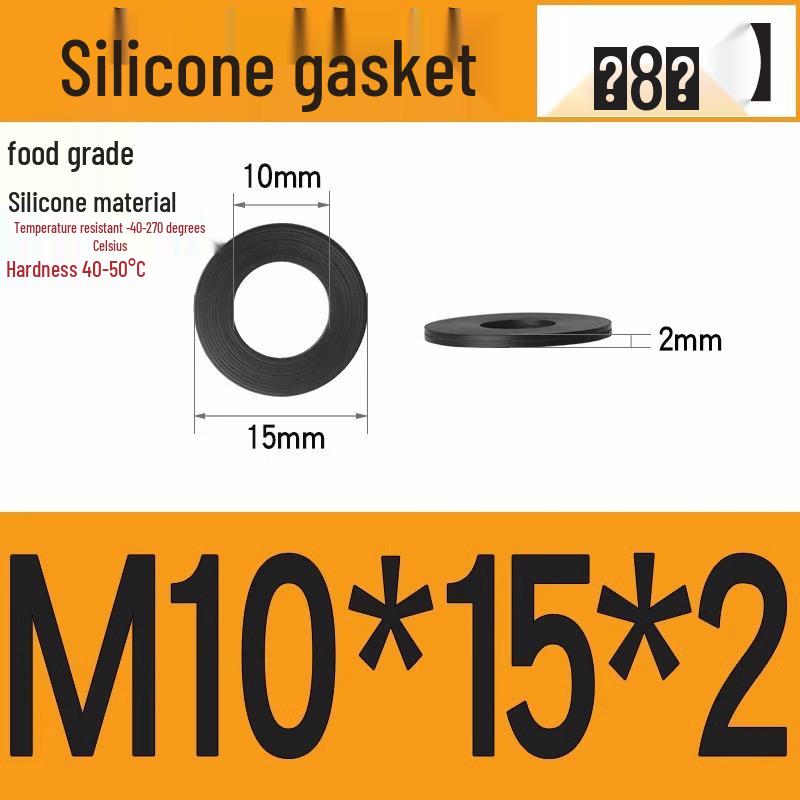 Silicone High-Temp Waterproof Gasket & Shock Absorbing Seal Pad