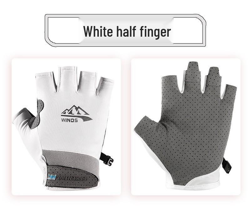 Unisex Full & Half Finger Cycling Gloves - Non-slip, Wear-resistant, Ice-cool for Outdoor Sports.