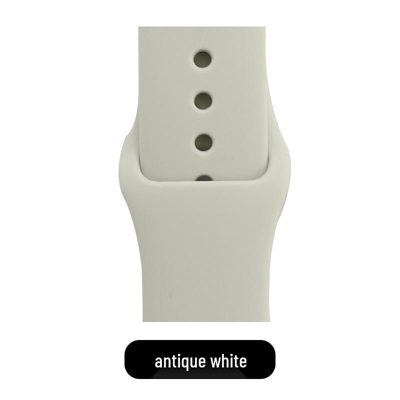 Apple Classic Solid Silicone Strap for iWatch 9/Ultra – Durable Solid Color Band