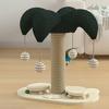 Solid Wood Cat Scratcher Sisal Cat Scratching Post Funny Cat Turntable Climbing Frame Toys for Cats Pet Supplies