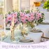 1PC Artificial Flowers Wedding Table Home Bedroom Decorations Bridal Bouquet Garden Fake Silk Peony Hydrangeas Vases Outdoor Diy