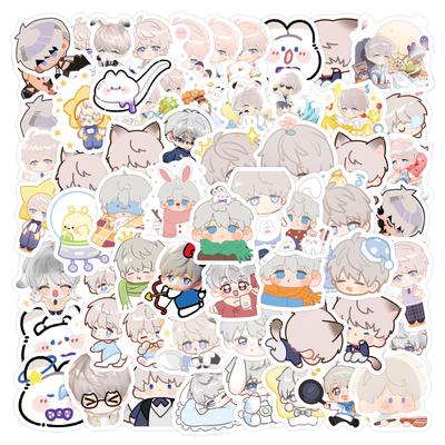 105 Shen Xing's Reply QQ People Graffiti Stickers Decorate Refrigerator Mobile Phone Skateboard Waterproof DIY Stickers