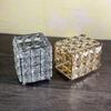 Crystal Pencil Holder Office Organizer Metal Square Storage Boxes & Bins for Dining & Living Room Decor  Storage