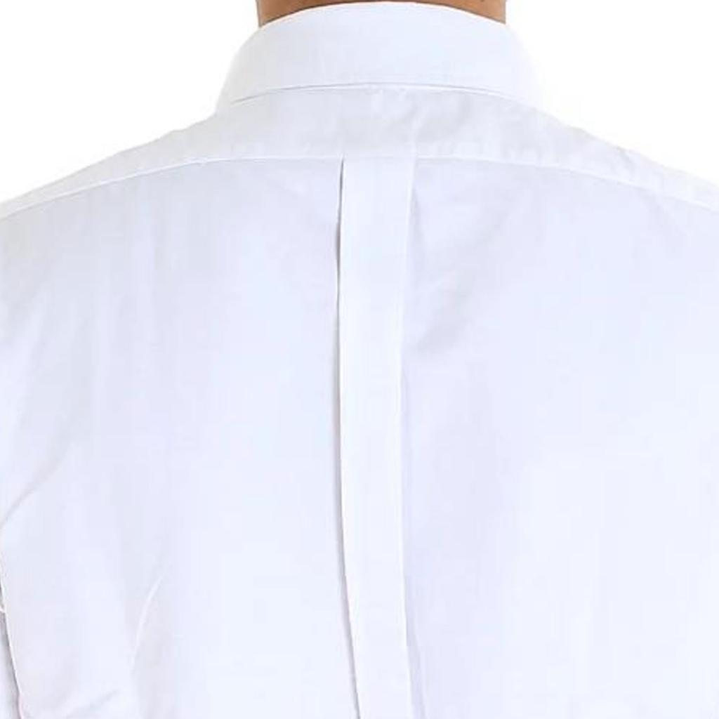 Polo Ralph Lauren Embroidered Colorful Logo Slim Fit Cotton Long Sleeve Shirt Men Shirts White 710549084006BSRWHITE