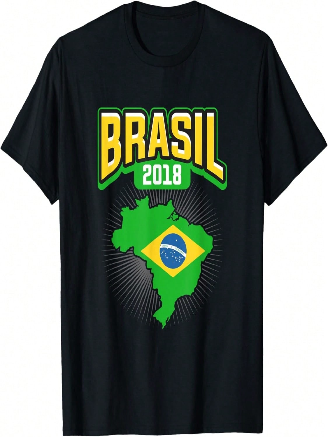 Brasil Russia 2018 Soccer Cup Brazil Soccer T Shirt S разноцветный