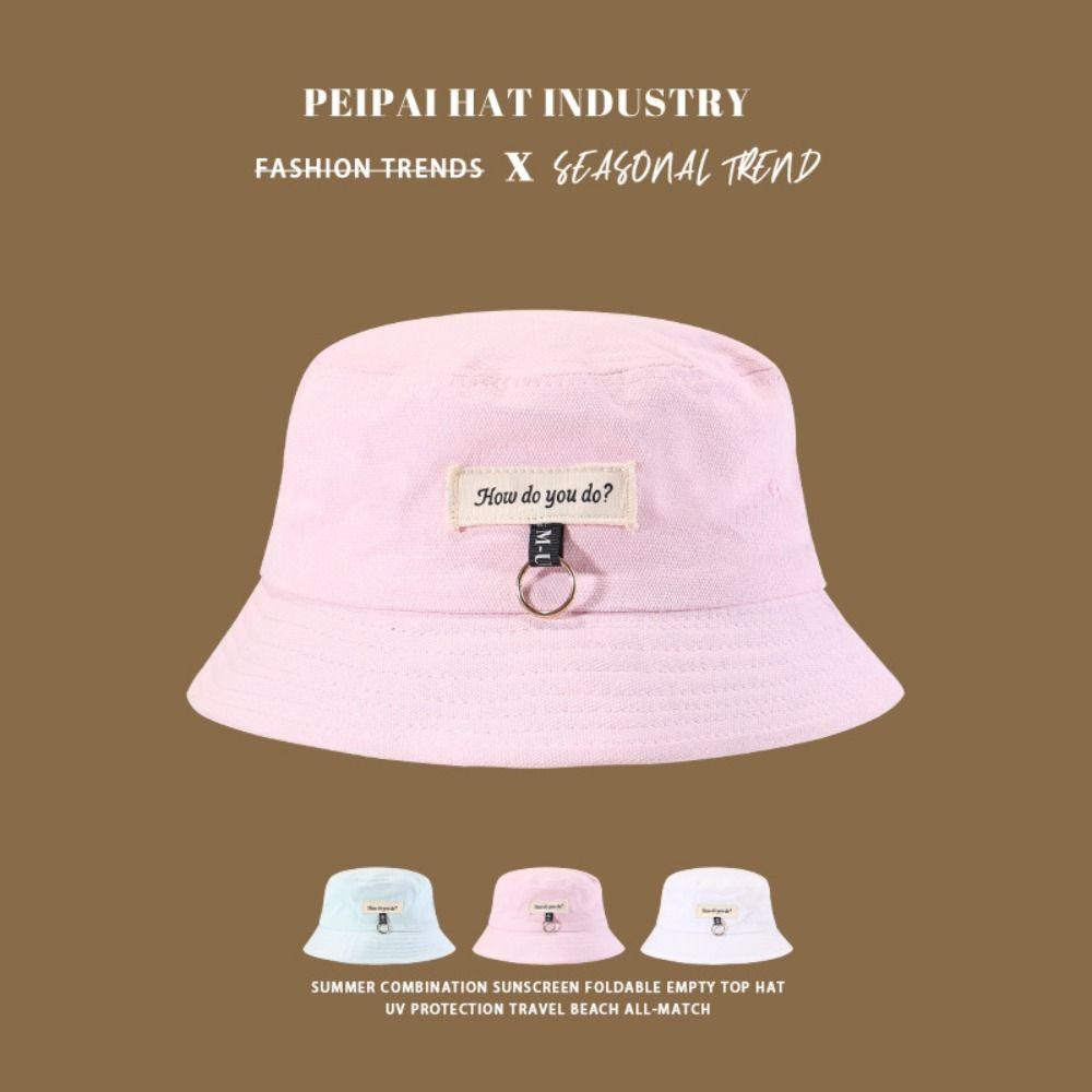 Dome All-match Sun Cap Multi-function Student Couple Sun Hats Gifts Summer Patch Bucket Hat