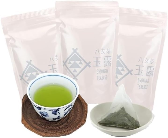 Gyokuro Tea Green 5g x 18 Tea Set of Iwasakien Made with Yame Gyokuro Cold Brew or Hot Water Brewing Bags, Tea, Yamecha, Bags, 3, Tea, Kyushu,